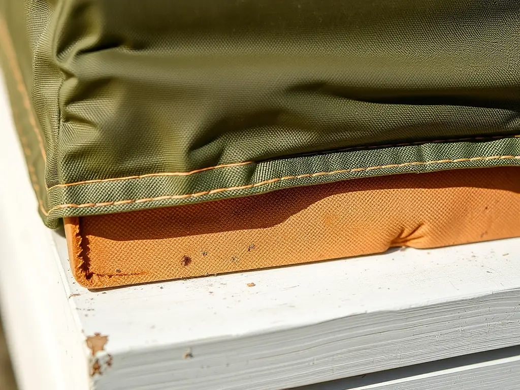 A detailed image showcasing a premium hive cover made from weather-resistant material, emphasizing its sturdy construction and protective features.